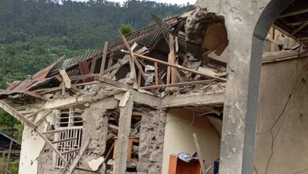 Destroyed War Child Office 