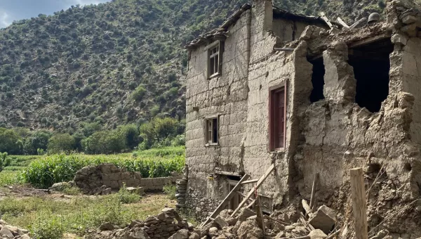 Destroyed Mud House