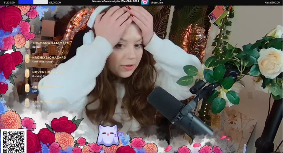 Mousie's stream for Jingle Jam 2024.