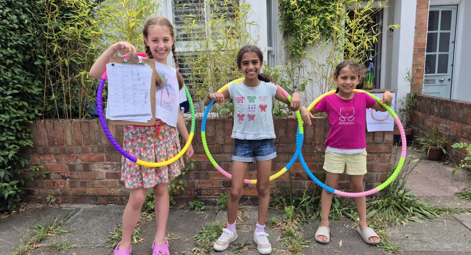 Sophie, Safiya and Amara
