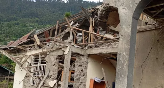 Destroyed War Child Office 