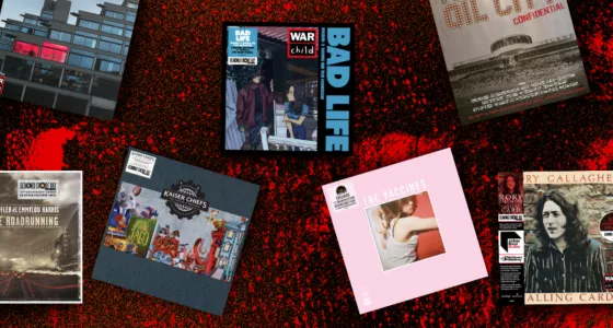 Record Store Day vinyls on a branded background